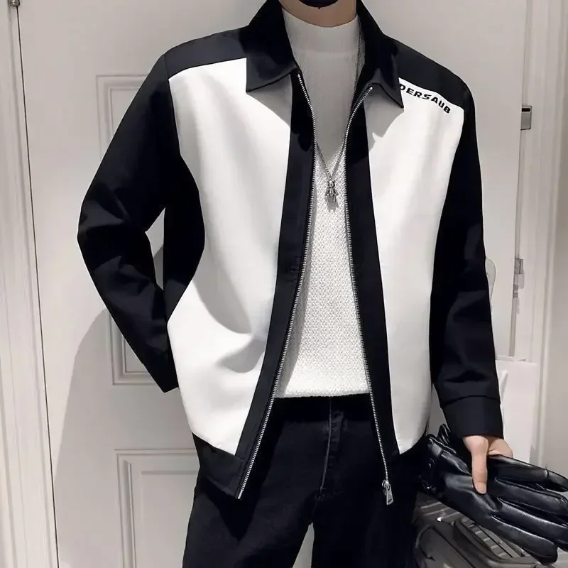 thumbnail image 1 of Chaquetas de hombre, abrigos de moda para hombre, nuevos en primavera y otoño, elegantes, informales, Y2k, entrega rápida, marcas originales, Harajuku, oferta barata, 1 of 4