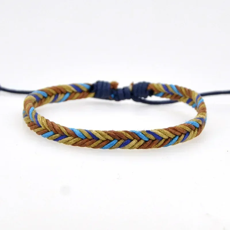 Bracelets Brazilian Cotton Braid Handmade Ethnic Multicolored Wrap Woven Rope Friendship Bracelets for Women Men bracelet jewelry