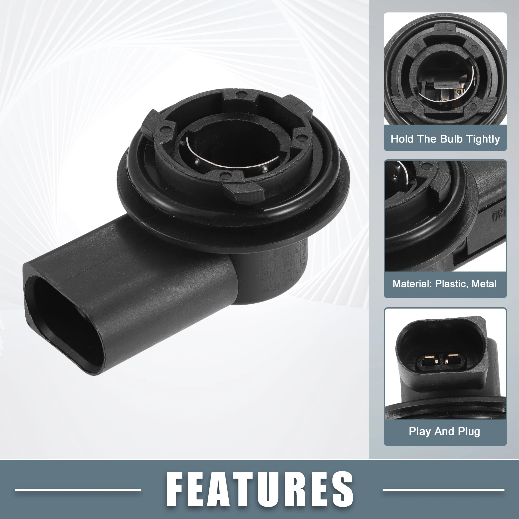 1-2Pcs Car Light Bulb Socket No.6R0953123A Lamp Socket for Volkswagen Passat 2011-2015 for Skoda Roomster 2008-2015 for Light Bulb Socket