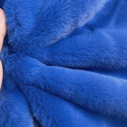 Luxurious Super Soft Faux Rabbit Fur Plush Fabric - 100% Polyester, 10mm Pile, Ideal for DIY and Sewing Projects (15)