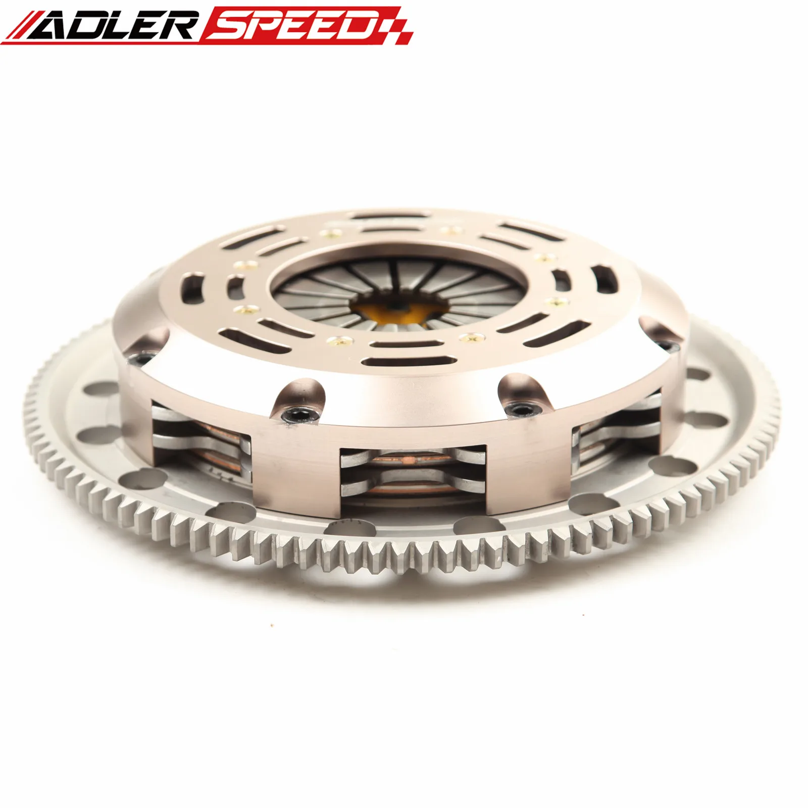 ADLERSPEED Sprung Clutch Twin Disc Medium WT For 1992-05 HONDA CIVIC D15 D16 D17
