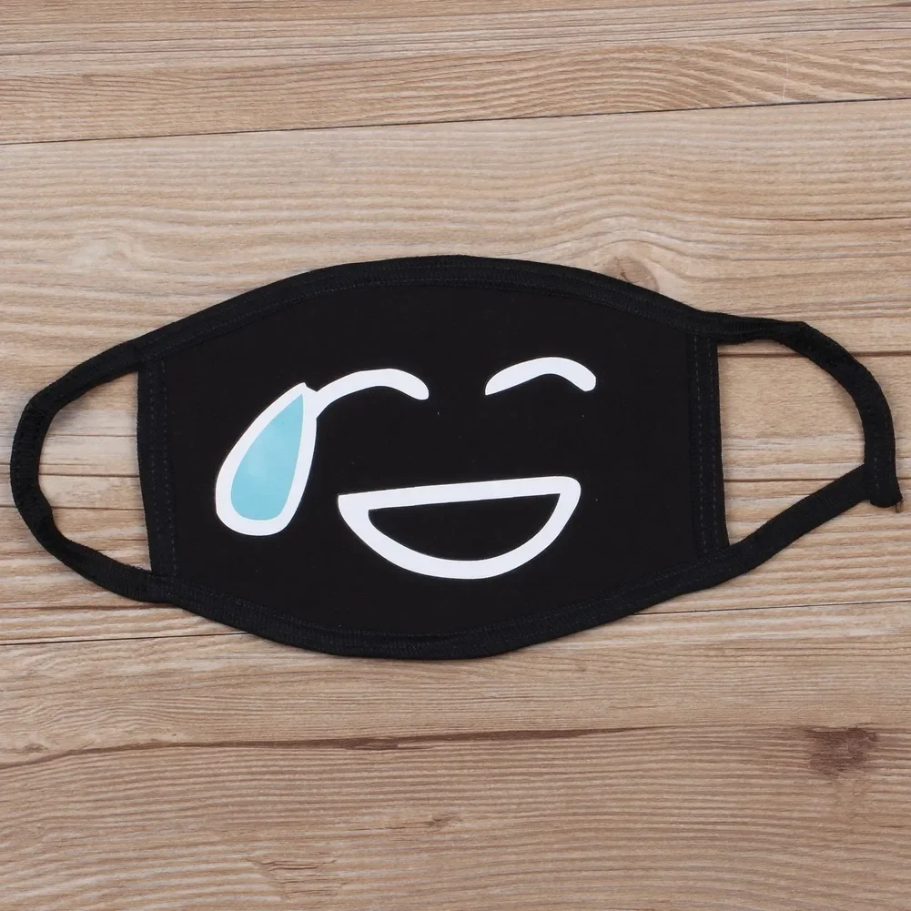 Windproof Reusable Anti-fog Mouth Mask Cartoon Muffle Face Respirator Anti PM2.5 Mask Cotton Dust