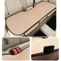 Universal Breathable Car Seat Cushion Non-slip Wear-resistant Rear Seat Cushion Solid Color Ice Silk Auto Protector Mat Pad 2