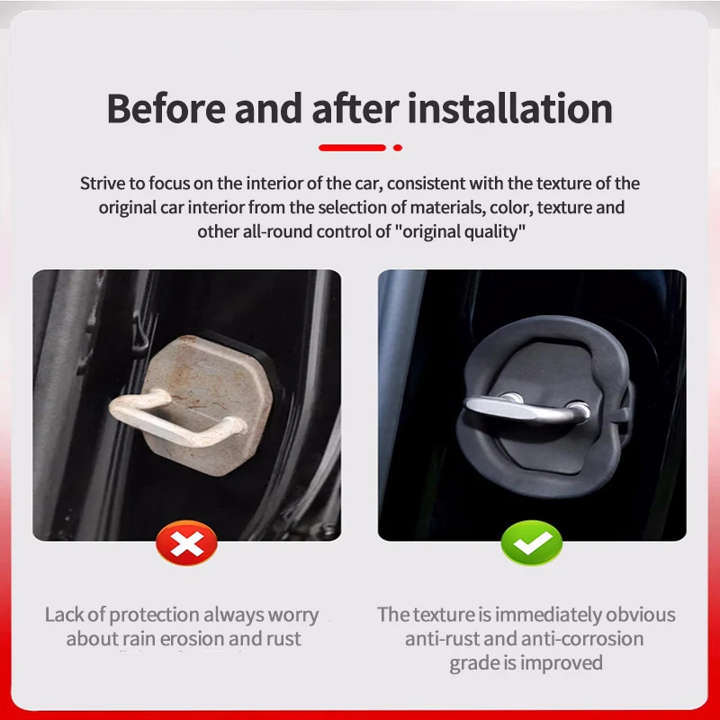 

Амортизатор автомобильной двери f для Tesla Model 3, модель Y X, гибкий протектор для автомобильного дверного замка, силиконовый замок для автомобильной двери