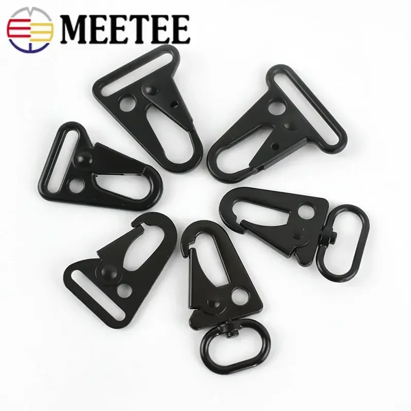 Metal Buckle Carabiner Clip Webbing Backpack Strap Trigger Snap Hook Belt Outdoor Keychain Hanging Climbing Tool 5/10Pcs