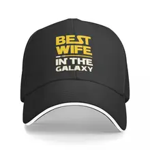 

Best Wife In The Galaxy Mothers Day Men's New Baseball Cap Fashion Sun Hats Caps for Men and Women