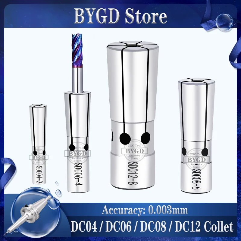 Lathe Tool Holder C20 C16 DC Collets Pull Back DC04 DC06 DC08 DC12 Collet Chuck BT30 BT40 SK40 HSK63 Bracket