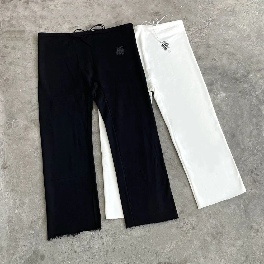 Yao Fashion Kanye Album Fleece Trousers Pure Cotton Vintage Casual Streetwear HipHop Loose Logo Graphics Long Pants For Men 2