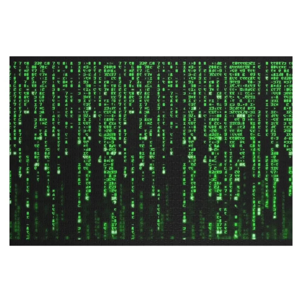 

Binary Code - The Matrix Program Jigsaw Puzzle Personalized Gift Personalized For Kids Woods For Adults Baby Toy Puzzle