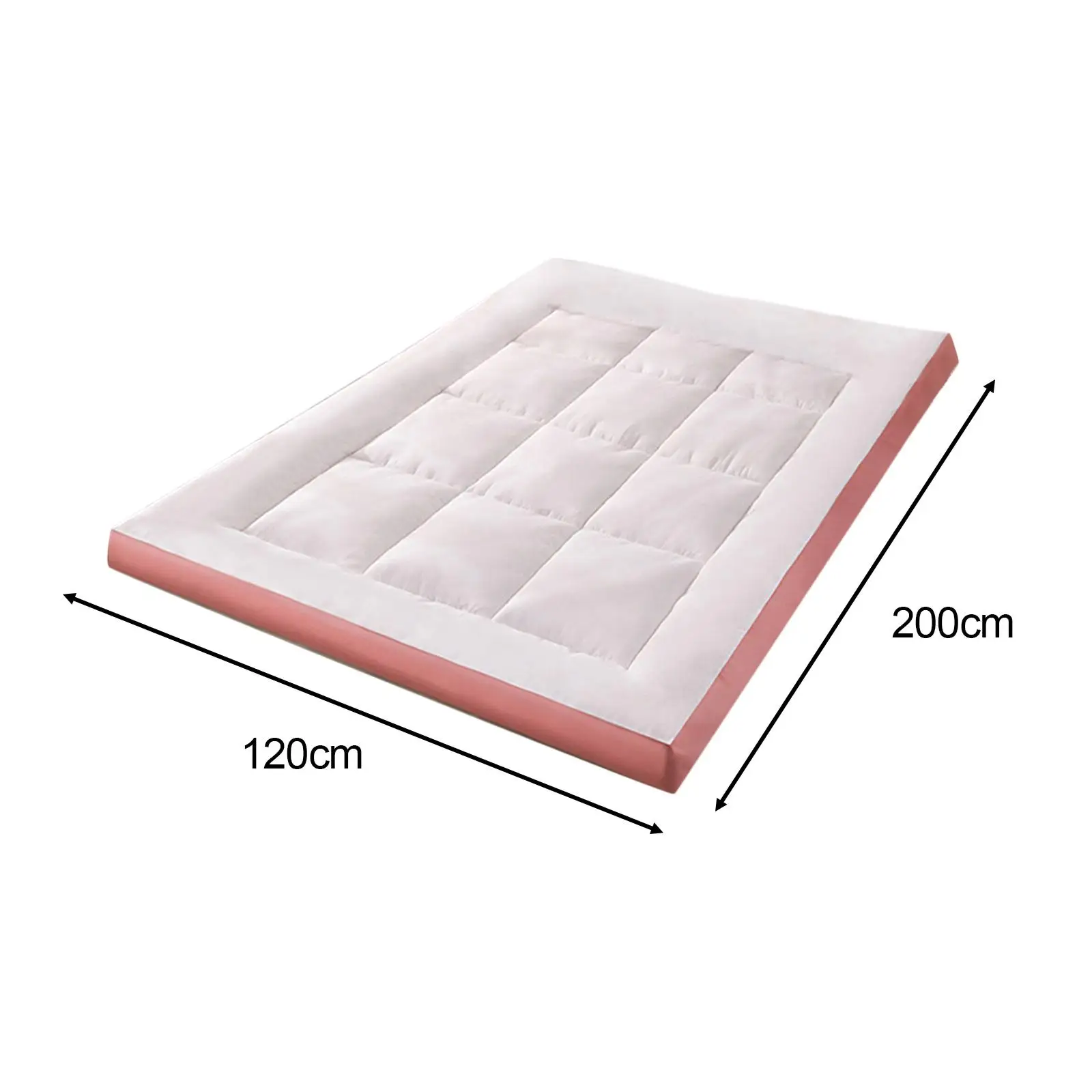 Futon Mattress Thicken Comfortable Folding Breathable Floor Mattress Sleeping Pad for Home Living Room Camping Student Dormitory