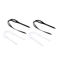 4x 7.5'' Swim Goggles Head Straps Flexible Swimming Eye Glasses 2