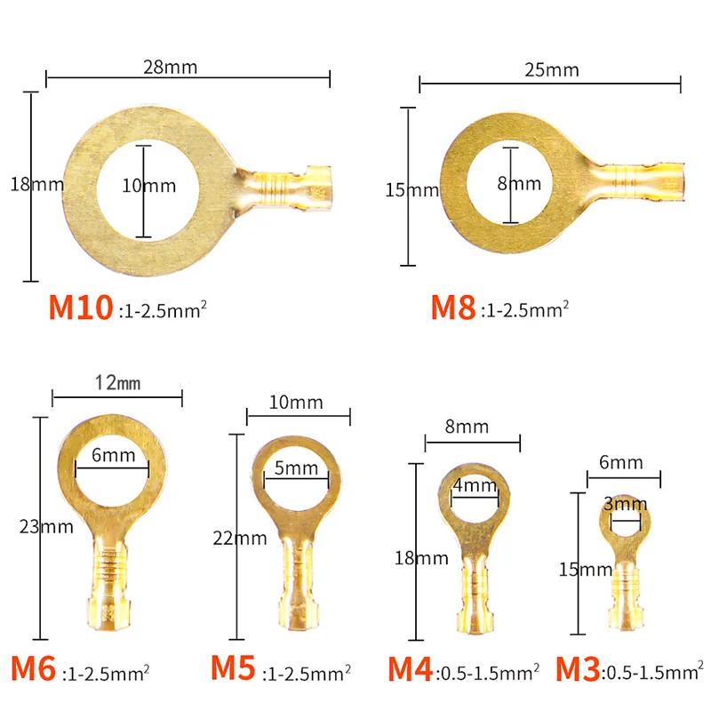 butt crimping terminal28mm 48mm 63mm conector eletrico 04