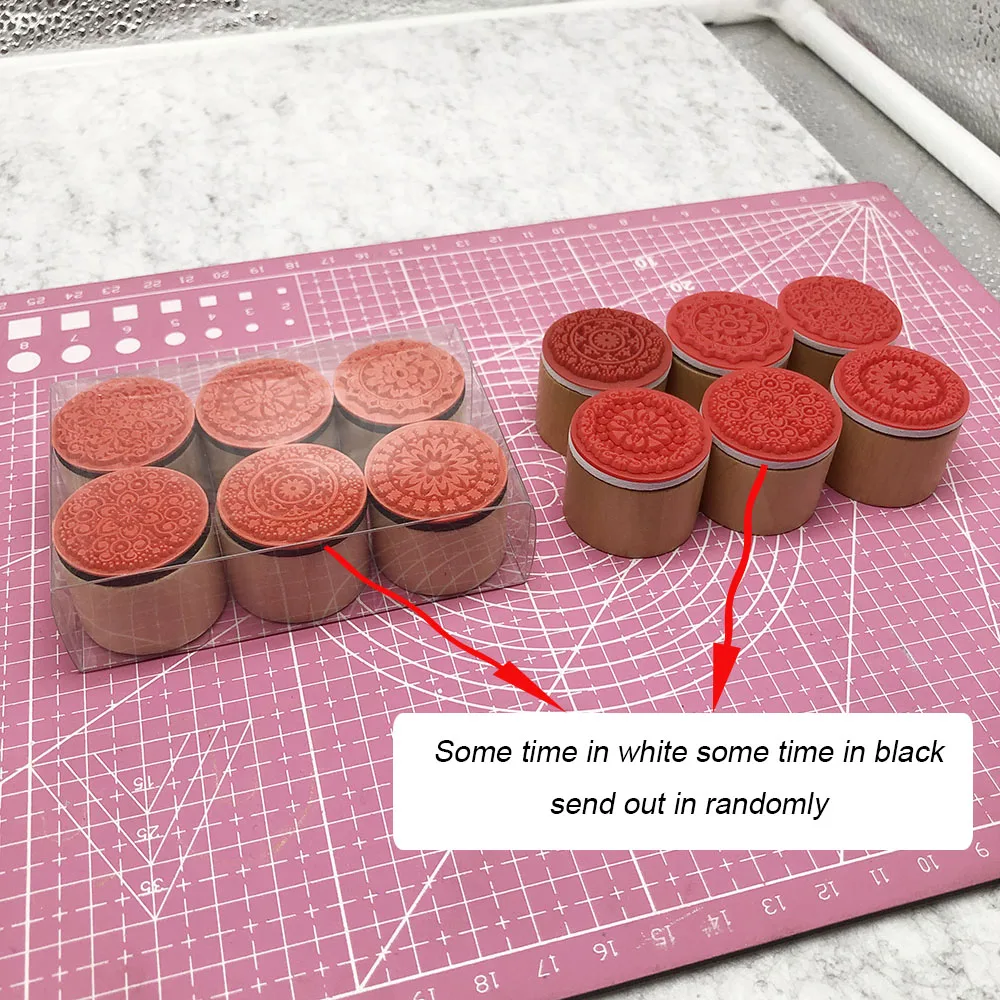 Square Round Pottery Stamp Baroque Mandala Lace Texture Embosser Ceramic Clay Jewelry Sculpture Model Making Impressions