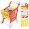Play House Toy Plastic Shopping Trolley Child Supermarket Puzzle Fake Cart Funny Abs Small 2