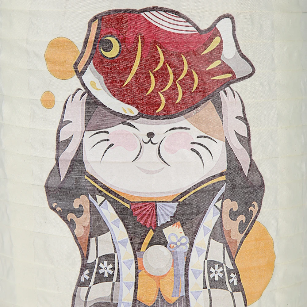 10 Inch Japanese Lamp Waterproof Paper Lanterns Chinese Printing Hanging Traditional Japanese Decoration Asian Deco Restaurant