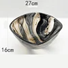 Luxury Art Glass Fruit Bowl High-End Living Room Coffee Table Contrast Storage Fruit Bowl Desktop Decorative Ornaments 2