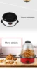 DMWD Mini Portable Electric Popcorn Maker Automatic Mini Hot Air Pop Corn Poping Machine Household DIY Popper Corn Maker EU Plug 4