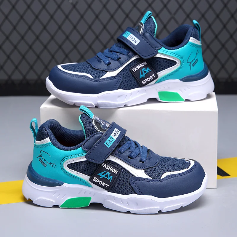 Kids Sneakers Fashion Outdoor Sports Lightweight Mehs Breathable Flat Tenis Shoes Cheap Footwear Childrens Walking Shoes Boy kids shoes