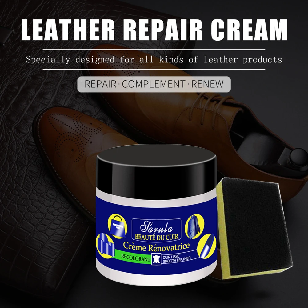 1pcs White 65g Repair Cream Car Leather Seat Repair Cream Leather