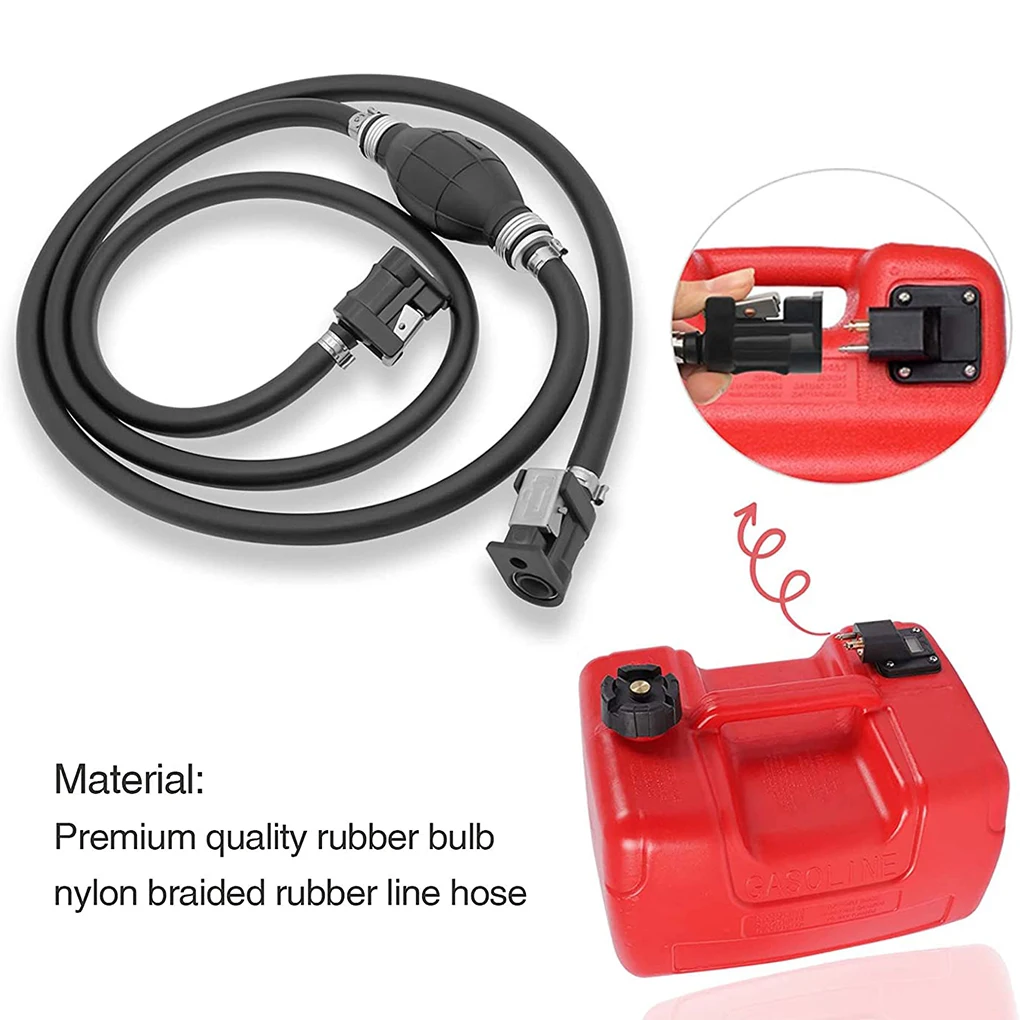 

8mm Fuel Line Primer Bulb Outboard Oil Hose Accessory Replacing Parts