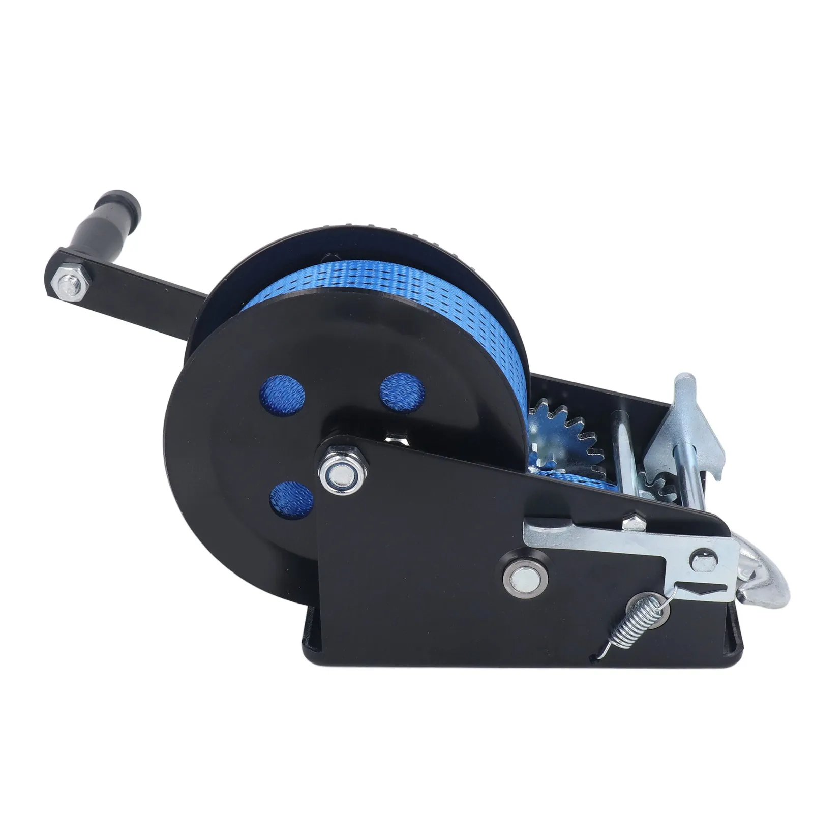 3200lbs Small Hand Winch Alloy Steel Strong Traction 2 Way Ratchet Anti Slip Handle Trailer Winch For Industry Hand