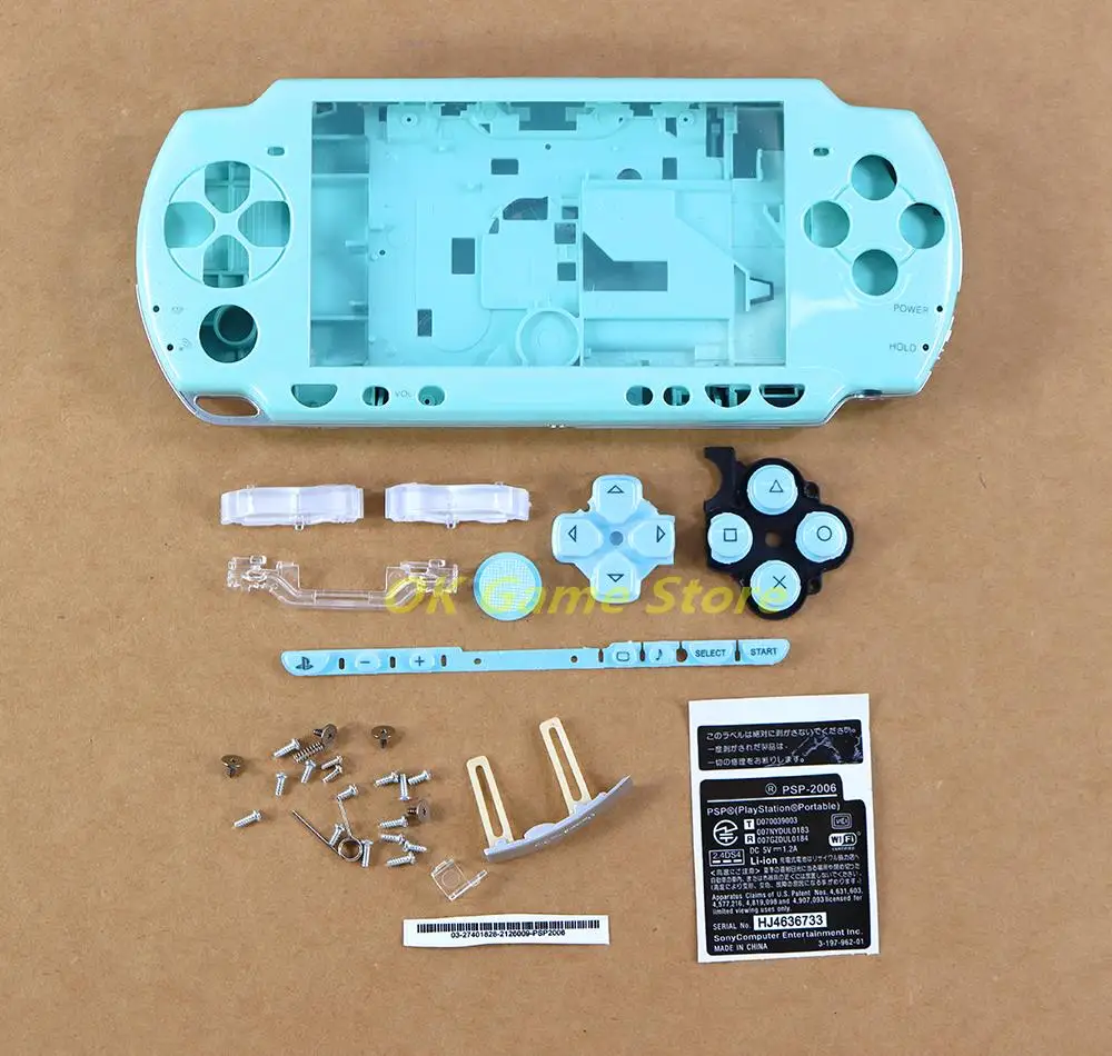 conjunto de substituição para psp multi cor completa habitação caso escudo completo caso substituição com botões kit