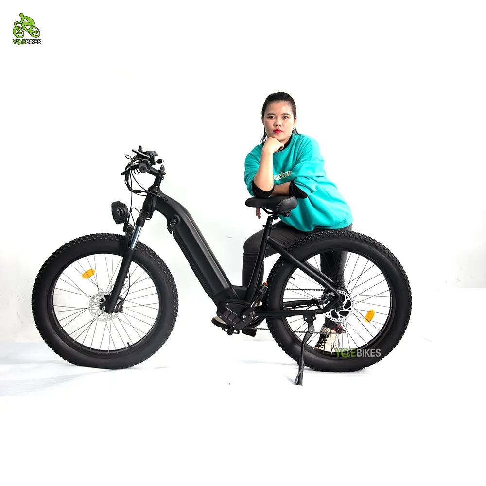 

YQEBIKES New Design 26*4.0 Mountain Dirt Bike 48V 1000W Beach Snow Electric Bike Bicycle Fat Tire Off-Road Ebike Drop Shipping