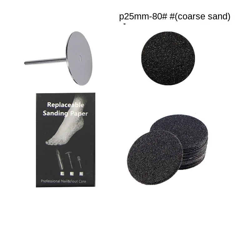 Disc Pads Replaceable Sanding Paper With Disc Foot Calluse Cuticle Callus Remove Tool 50Pcs/Box foot care tool,foot sanding paper