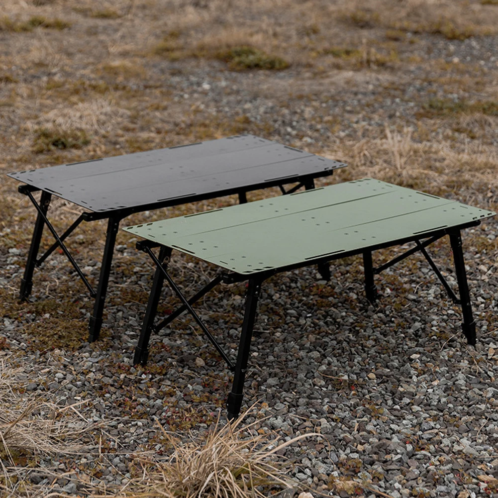 

Camping Aluminum Alloy Folding Table Multifunctional Light Weight Table Outdoor Picnic Hiking Barbecue Height Adjustable Table