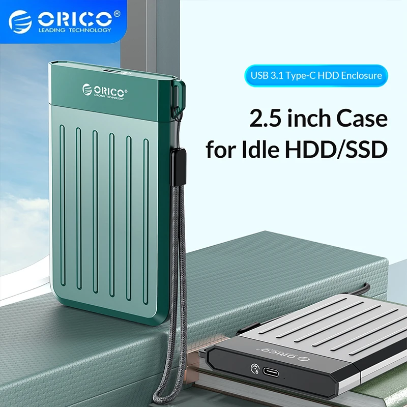 ORICO External Hard Drive Enclosure Ssd hd USB C 6Gbps HDD Case 2.5
