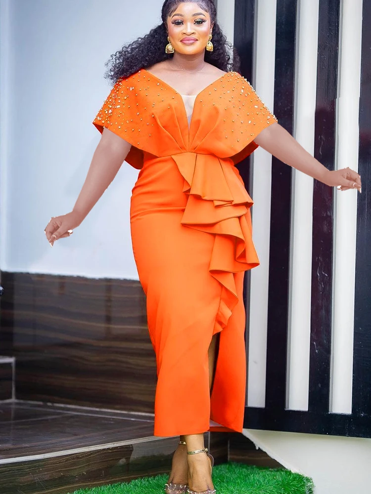 AOMEI-Elegant-V-Neck-Batwing-Sleeve-Sheath-Dresses-for-Women-s-Evening