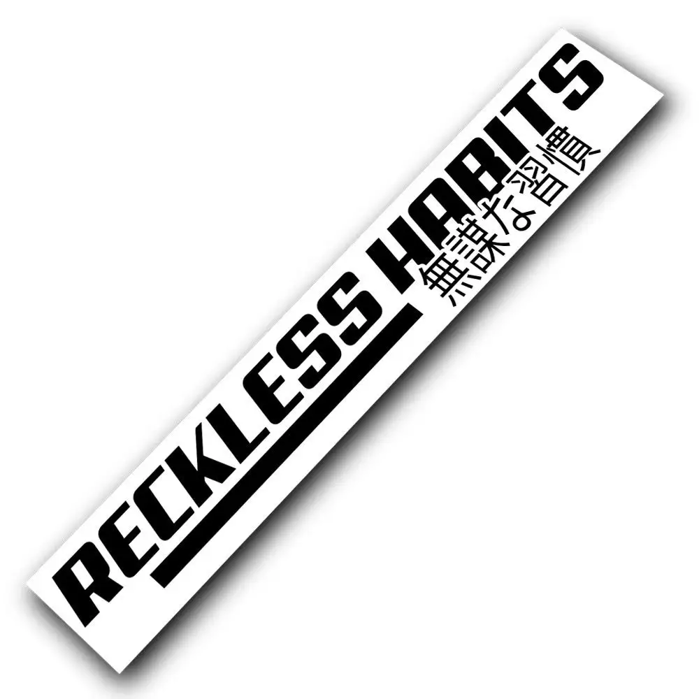 

Fashionable letter racing banner automobile vinyl graphic sticker, waterproof, covered with scratches PVC material 58cm-7cm