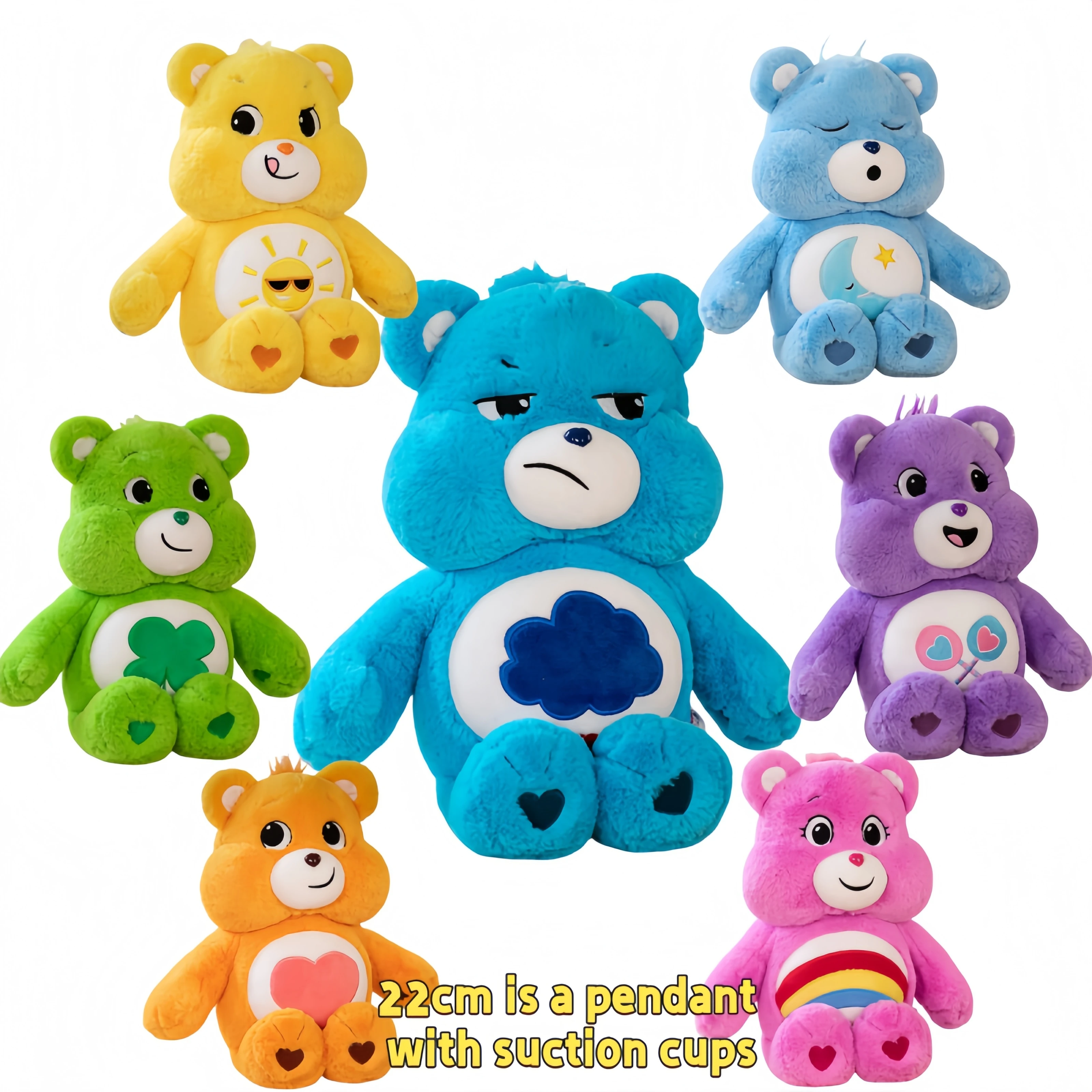 Plush Toy Cute Angry Teddy Bear Angry Rainbow Bear Plush Toys