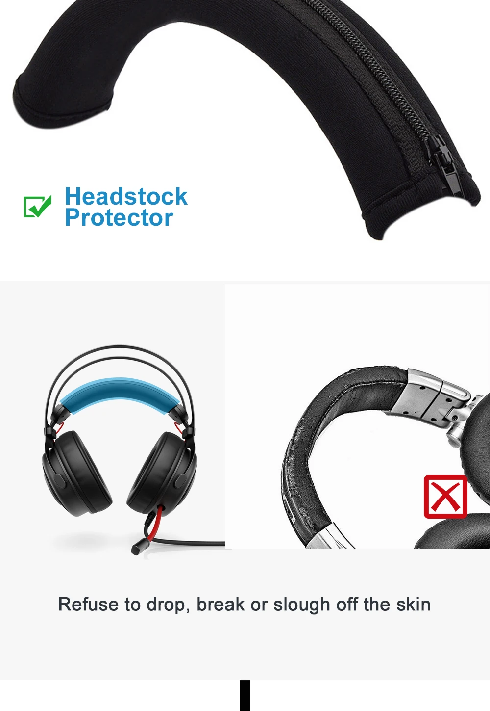 Replaceable For XIBERIA S11DL Ear headphones Earmuffs Covers Sponge Earpads cloth Leather Repair Accessories Soft Ear pads