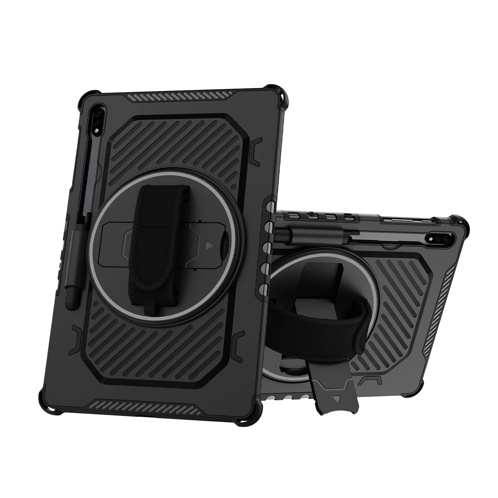 Premium 360° Rotating Heavy Duty Tablet Case, Fits 11-12.4 Inch Devices