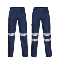 Men with Reflectors Work Pants