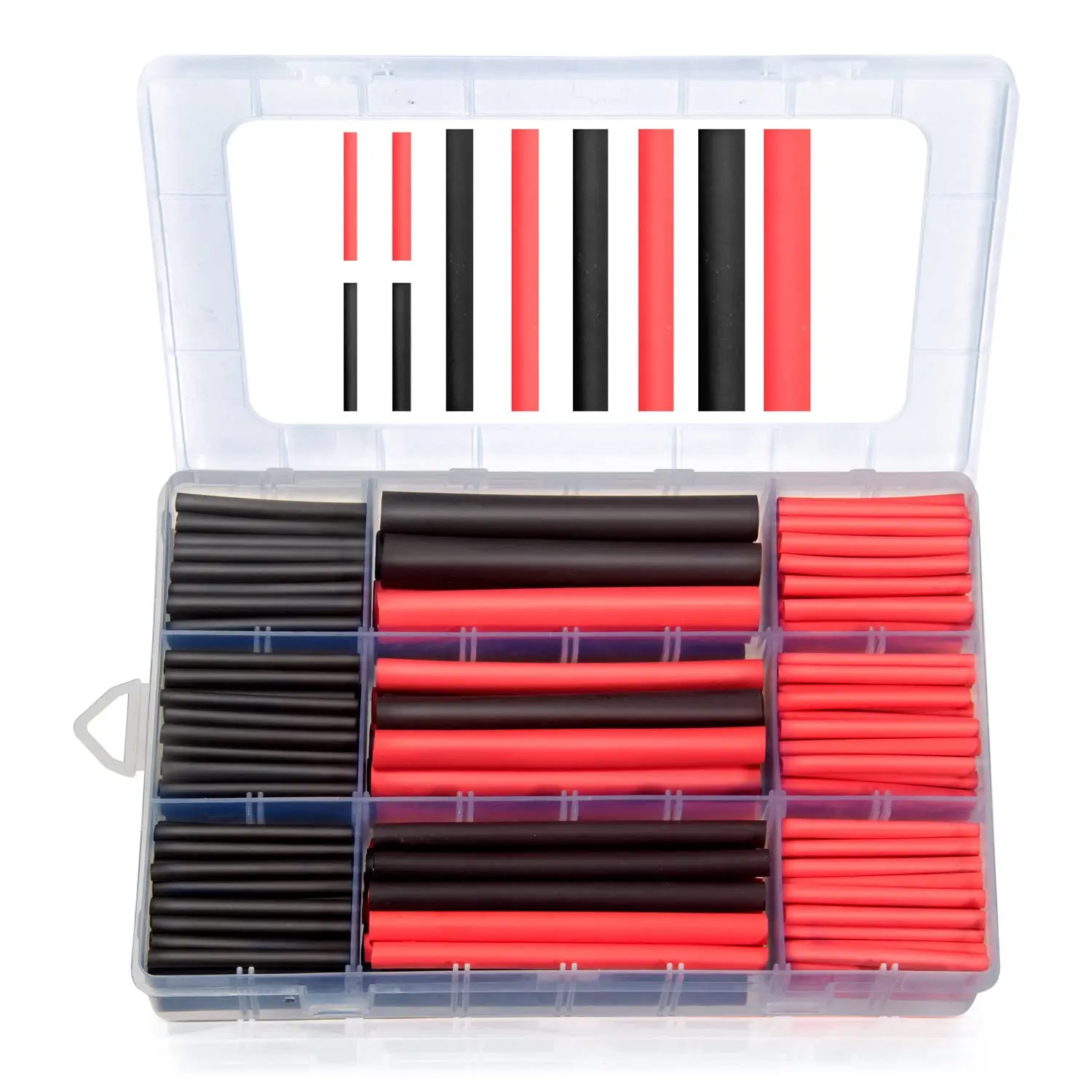 Heat Shrink Tubing Kit 3:1 Ratio Adhesive Lined Marine Grade Shrink Wrap Automotive Industrial Heat Tubing 270 PCS