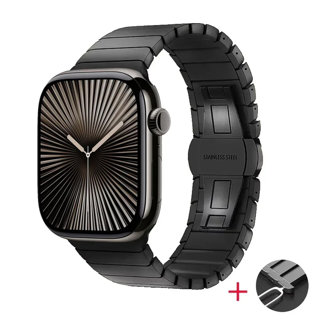 Premium Metal Strap Bracelet for Apple Watch - Comfortable Design
