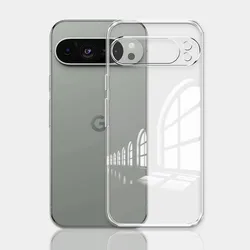 Silicone Soft Clear Shockproof Phone Case Cover for Google Pixel9Pro (Clear)