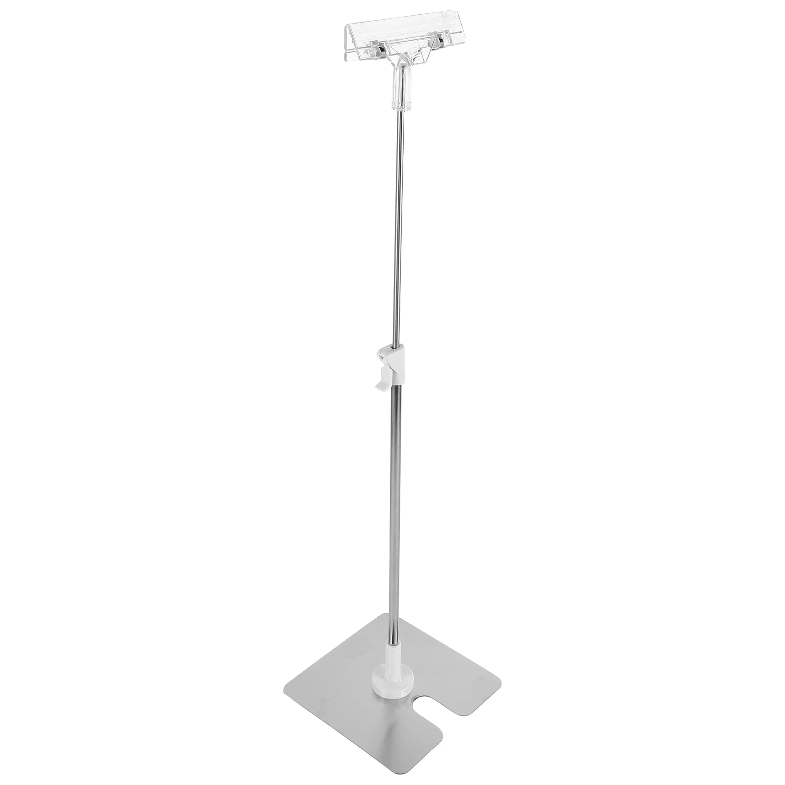 

Напольный держатель для постера, стойка для постера из нержавеющей стали, держатель для знака, Настольная стойка для рекламы, регулируемый зажим