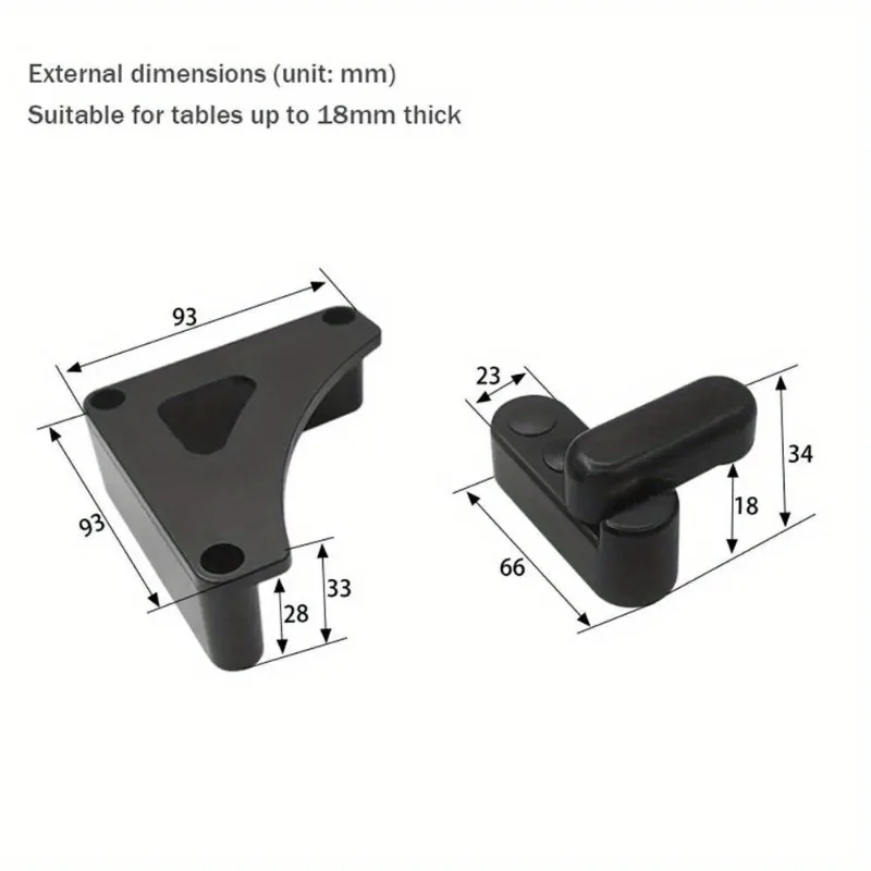RV Supplies Complete Table Board Buckle Trailer Folding Outdoor Table Cabinet Board Rotary Lock Motorhome Indoor Organizer outdoor folding table