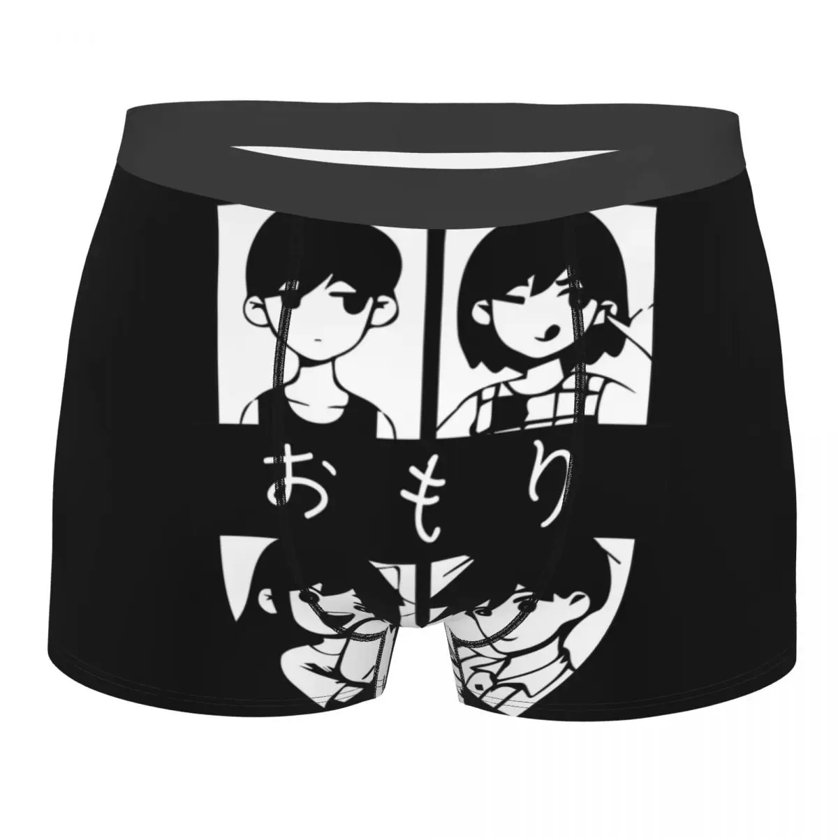 

Мужское нижнее белье для видеоигр Omori, сексуальные боксеры, шорты, трусы, Мужские дышащие трусы