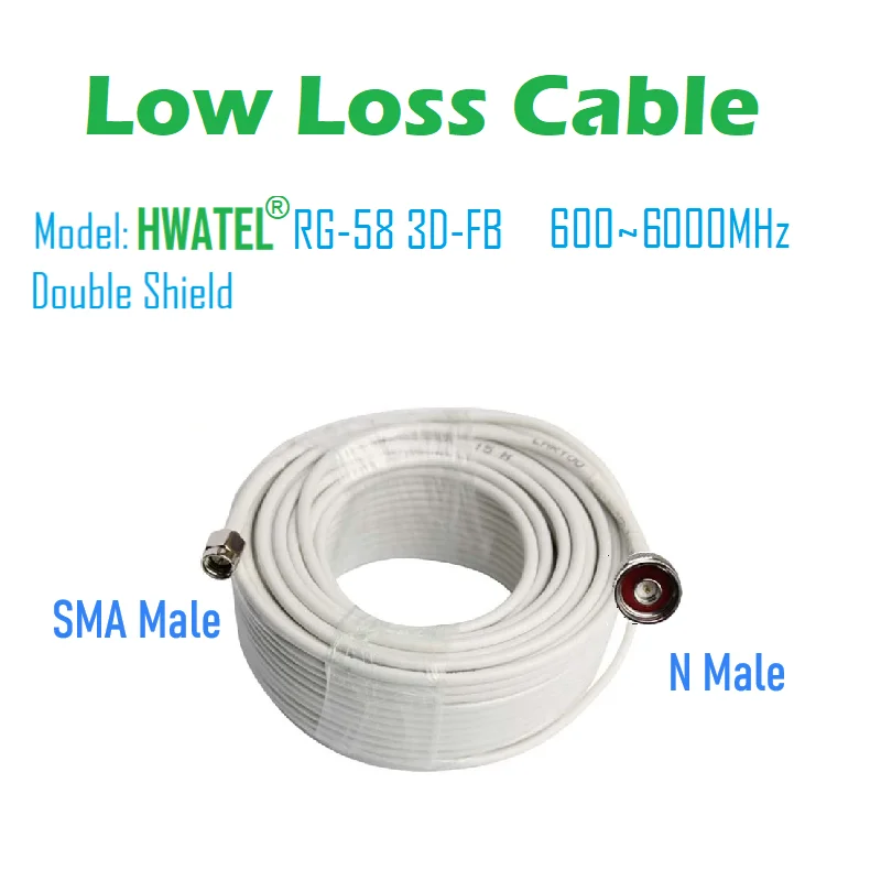 HWATEL المصنع الخام الأصلي RG-58 3D-FB LMR20050 أو...