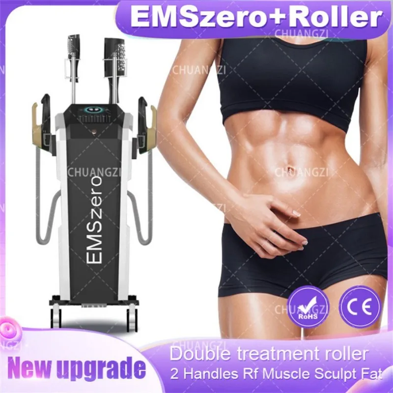 

EMSSLIM NEO Muscle Stimulator Slimming Machine 6500w Hi-emt EMSZERO With Roller Massage Beauty Instrument