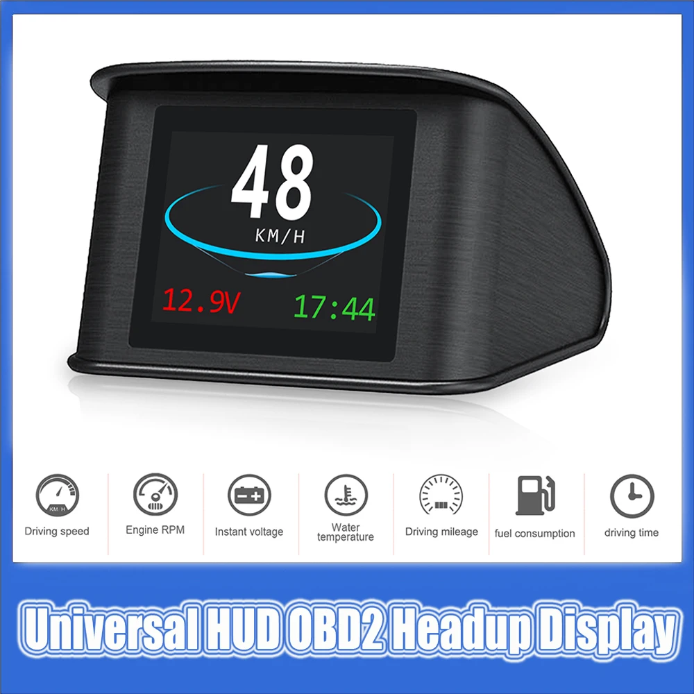범용 Obd2 스마트 디지털 미터 헤드 업 디스플레이 Obd2 스마트 디지털 장치..
