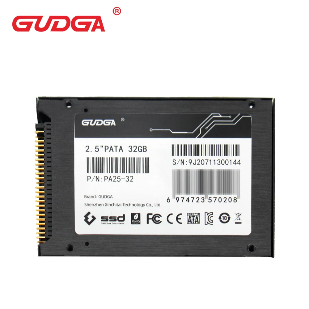 Gudga-pata Ide Unidade Interna de Estado Sólido 2.5 Ssd Mlc Flash 44pin 8g 16gb 32gb 64gb 128gb Interno Controle Indústria para Laptop Ecrã - Imagem 6