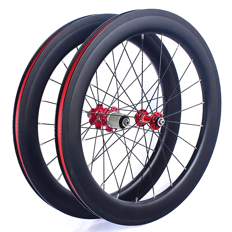 

Bicycle wheelset Novatec A211/F372SB 20inch 406/451 V brake 74X130MM carbon fiber Folding bicycle Wheel with quick release lever