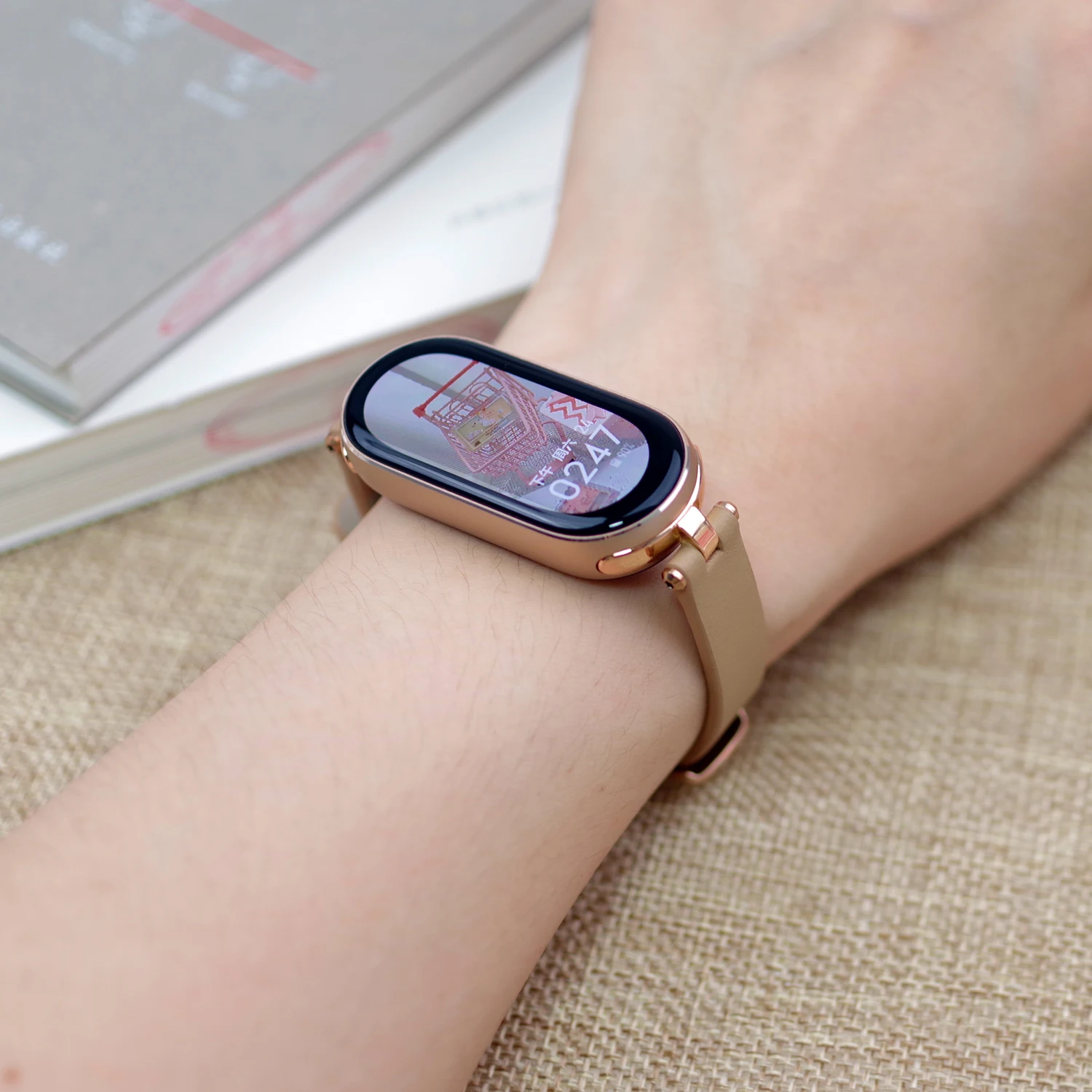 Premium Genuine Leather Strap for Mi Band Series