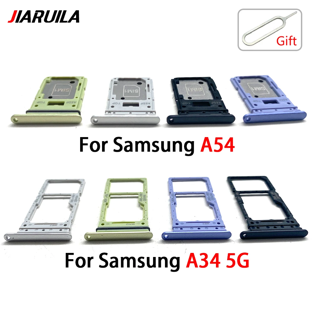 마이크로 나노 SIM 카드홀더 트레이 슬롯 홀더 어댑터 소켓 부품, 삼성 A34 5G A346B A42 5G A426B A54 듀얼 카드용, 신제품