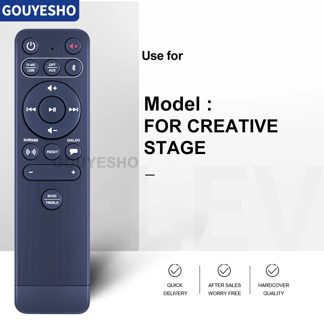 크리에이티브 스테이지 V2 2.1 채널 160W 블루투스 사운드바용 리모컨